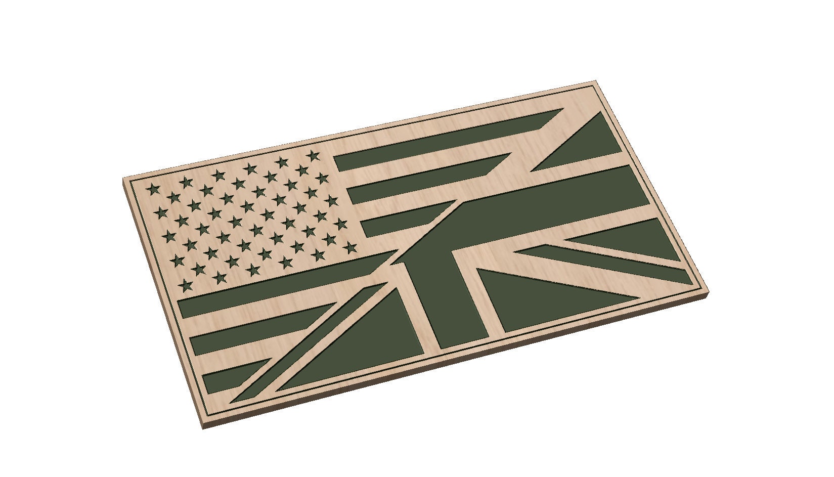 Rustic American Flag Stencil Design - SVG FILE ONLY – stencibelle