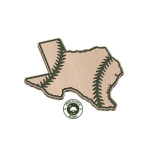 Texas  Baseball Seams - SVG - Digital Download