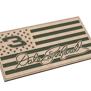 Dale Earnhardt Flag - SVG - Digital Download