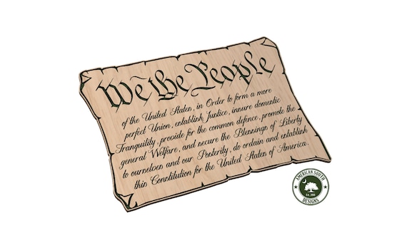 We The People Scroll - SVG