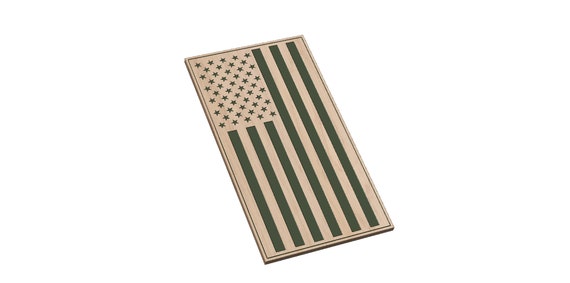 American Flag Vertical - SVG
