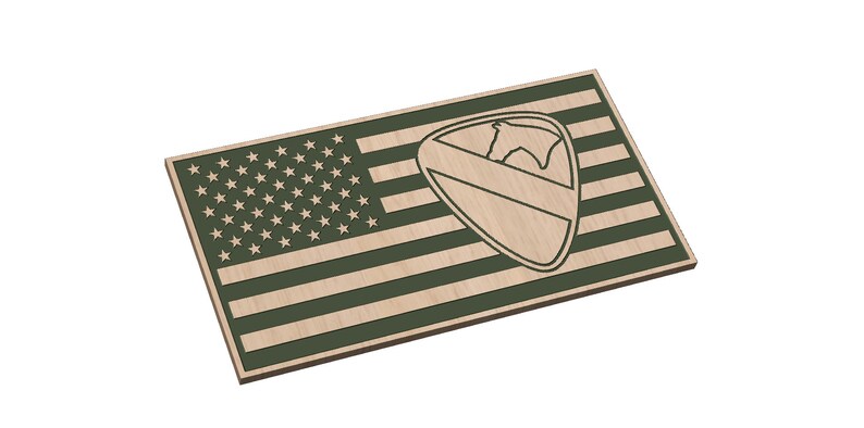 1st Cav Flag Digital Files Svg AI Png Eps DXF - Etsy