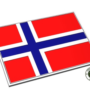 Norwegian Flag - SVG - Digital Download