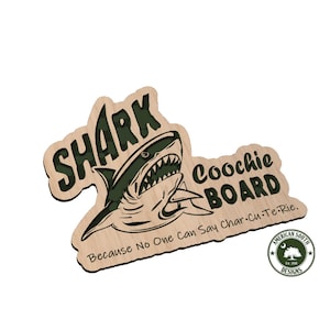 Shark Coochie Board - SVG - Digital Download