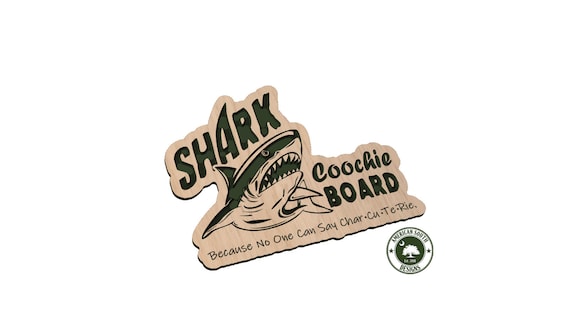 Shark Coochie Board - SVG