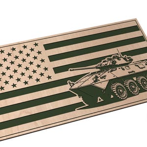 American Flag with LAV25 - SVG - Digital Download