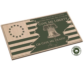 Tattered Flag Design 8  Liberty Bell - SVG