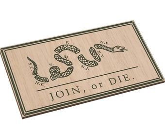 Join or Die Flag - SVG