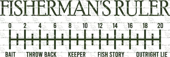 Fisherman's Ruler SVG -  Canada