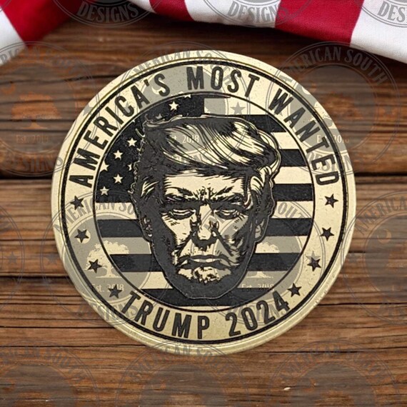 トランプ - アメリカ最重要指名手配犯 - SVG - CNCレーザーファイル