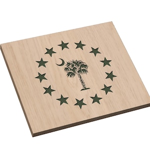 SC Palmetto Tree Betsy Ross Union - SVG - Download digital