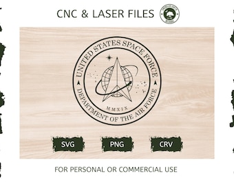 Space Force Seal - SVG and crv.
