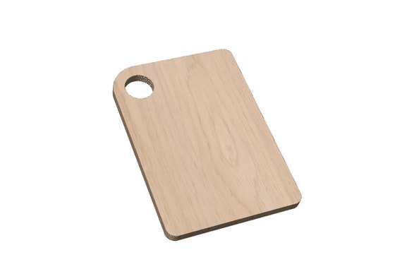 Cutting Board 1 Template - SVG