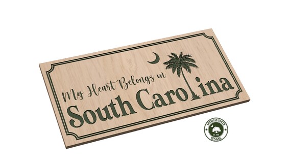 My Heart Belongs in South Carolina - SVG