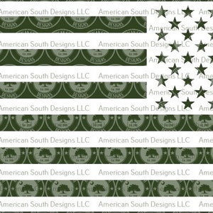 Backward Reversed American Flag SVG image 2