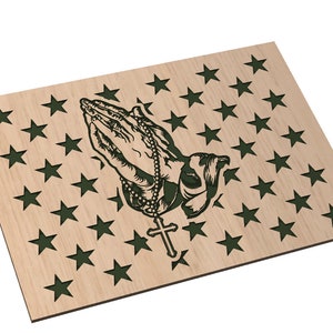 União das Mãos em Oração - SVG - Download Digital