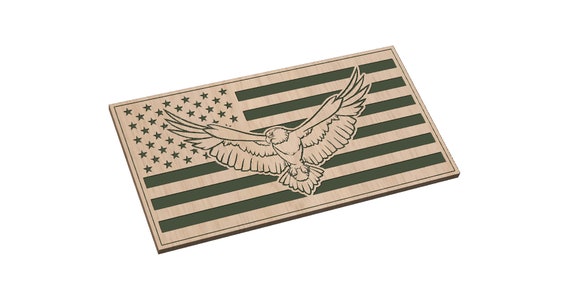 Spread Eagle Flag - SVG