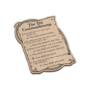 10 Commandments Scroll - SVG