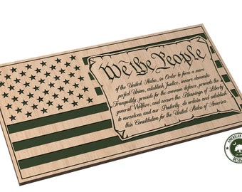 We The People Constitution Flag - SVG - Digital Download