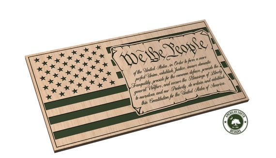 We The People Constitution Flag - SVG