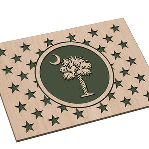 SC Palmetto Tree Union - SVG - Download digital
