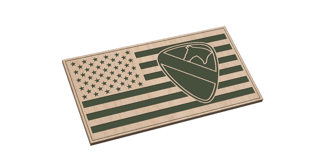 1st Cav Flag - SVG - Digital Download - Etsy