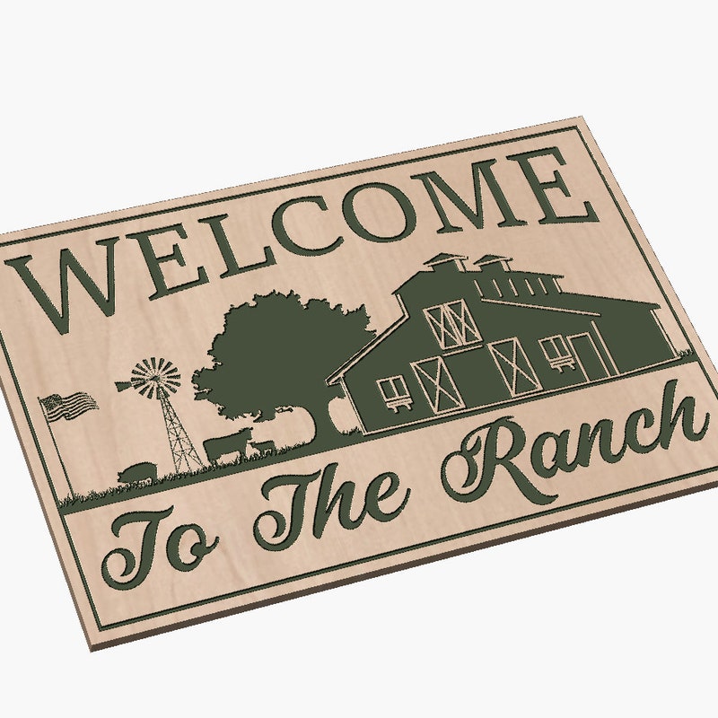 Pink Ranch Sign Svg Welcome to the Ranch Svg - Etsy