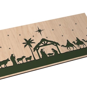 Jesus with Manger - SVG - Digital Download
