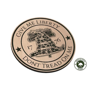Liberty Bell Round - Não Pise em Mim - SVG - Download Digital