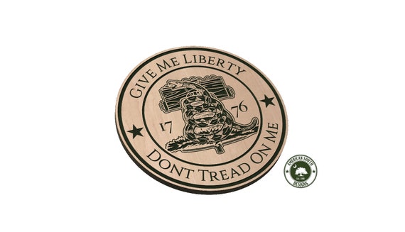 Liberty Bell Round - Dont Tread on Me - SVG