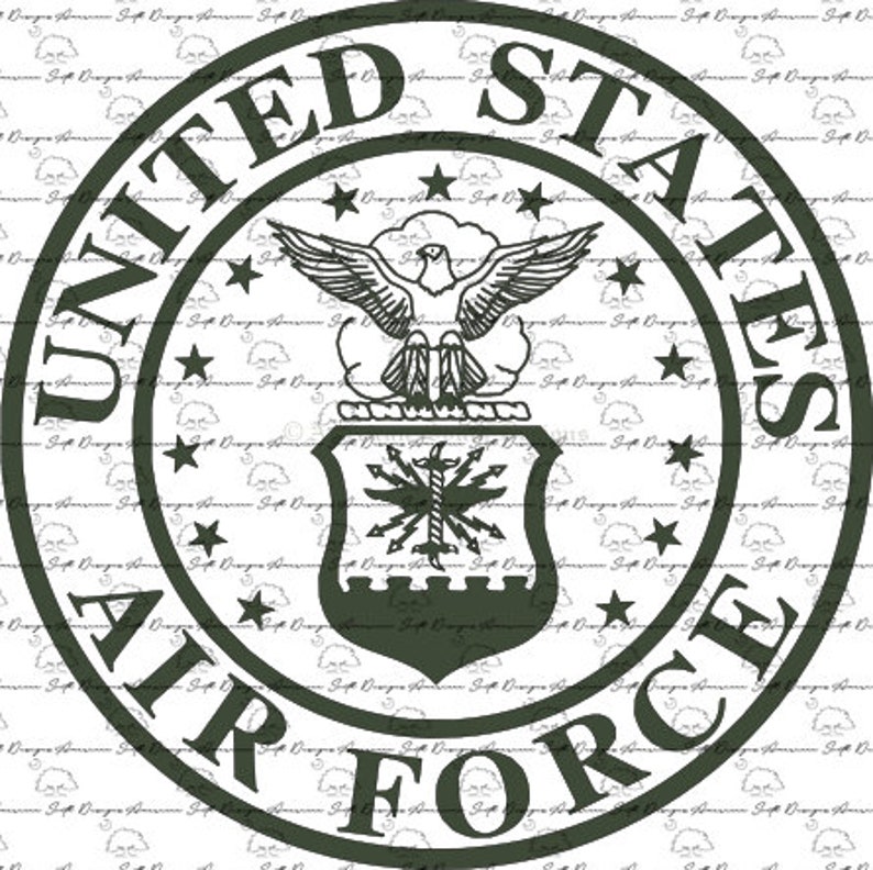 Air Force Seal Digital Files SvG AI PnG EpS DXF | Etsy