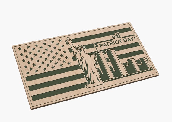 9/11 Patriot Day Flag - SVG