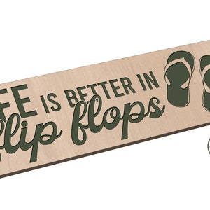 Life is Better in Flip Flops - SVG - Digital Download