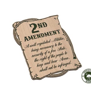 2nd Amendment Scroll - SVG - Digital Download