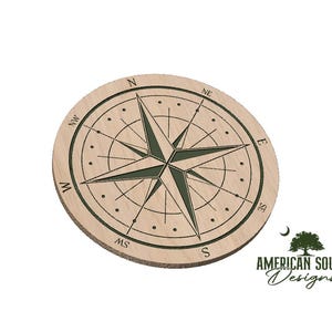 Compass - SVG, CNC Laser Engraving File
