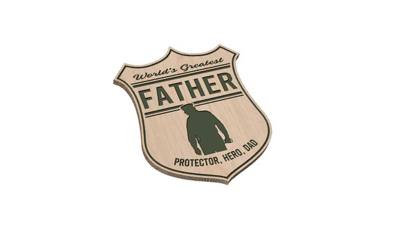 Police Fathers Day Sign - SVG