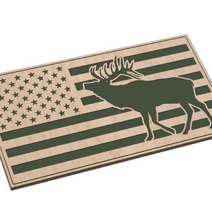 Drapeau d'appel wapiti - SVG - téléchargement numérique