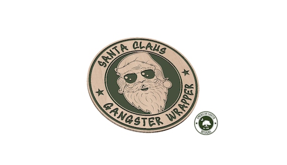 Santa Claus  Gangster Wrapper - SVG