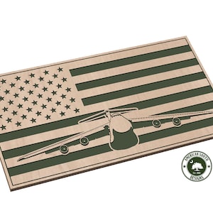 American Flag with C5 Galaxy - SVG - Digital Download