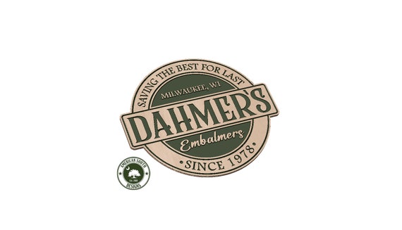 Halloween Sign 8  Dahmer's Embalmers - SVG