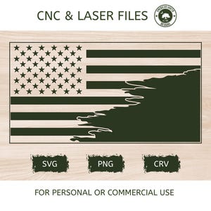 Tattered Corner Flag - SVG - Digital Download