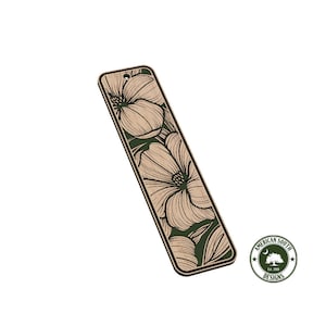 Bookmark Template - Flower Pattern - SVG - Digital Download