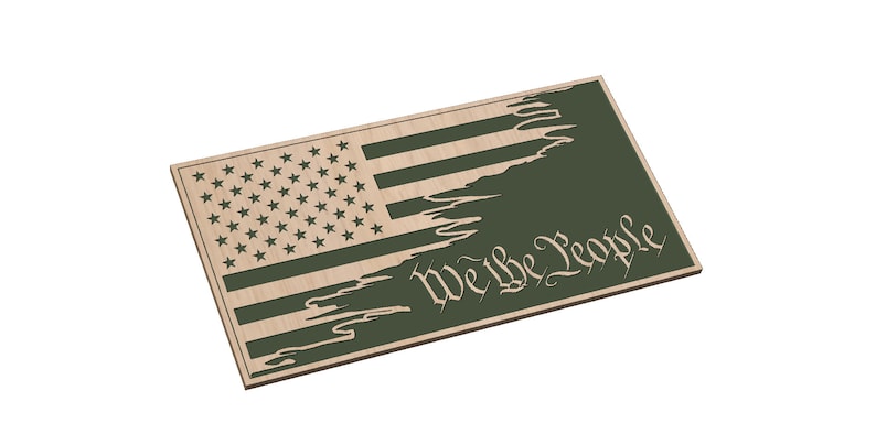 Download Tattered Split Flag with We The People Digital Files SvG ...