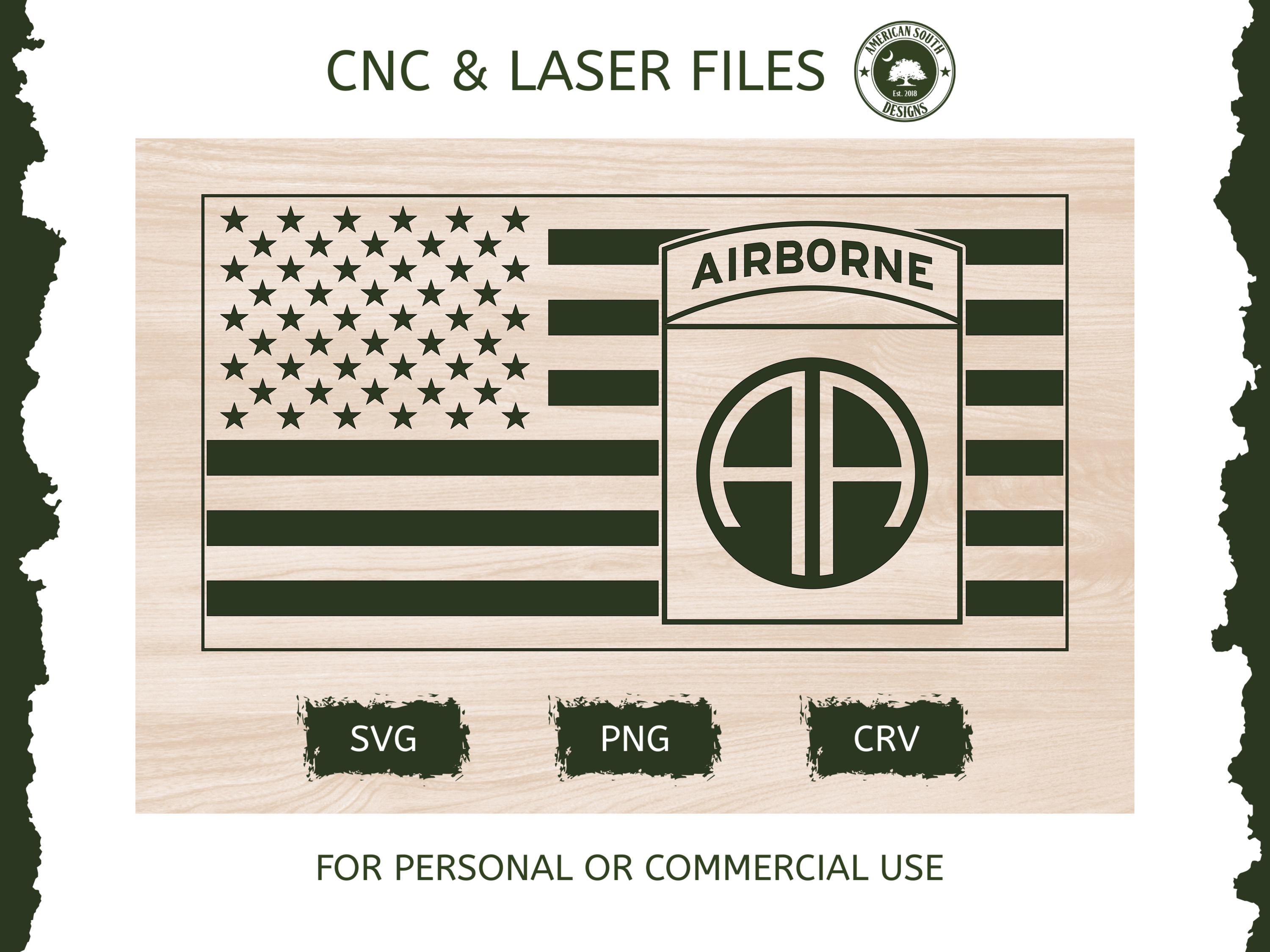 American Flag With 82nd Airborne - Digital Download - Etsy