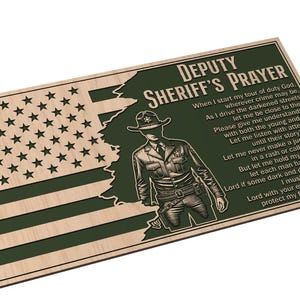 Deputy Sheriff&#39;s Prayer - SVG - Digital Download