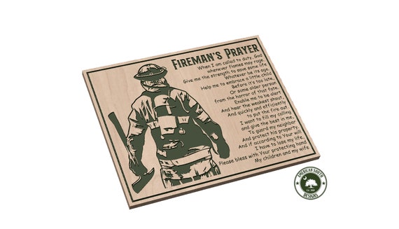 Fireman's Prayer - SVG