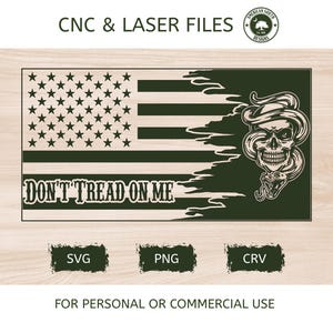 Zerfetzte Flagge - SVG - CNC Laser Datei (Digitaler Download)