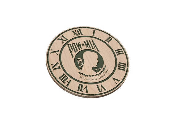 Pow/Mia Clock - SVG