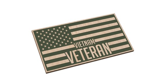 Download Vietnam Veteran Flag Digital Files Svg Ai Png Eps Dxf Etsy
