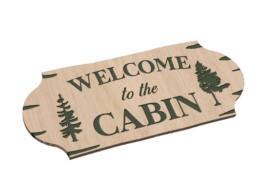 Welcome to the Cabin - SVG